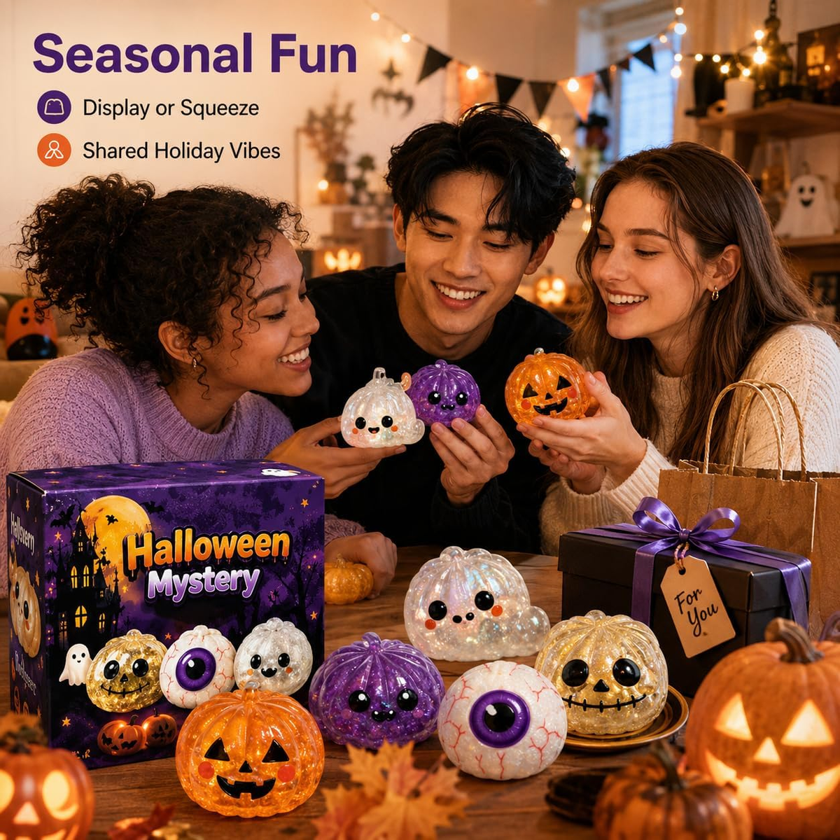 ๐ฅLast Day 49% OFF -๐ Halloween Dumpling Squeeze Squishy Toy๐ปโ๏ธ