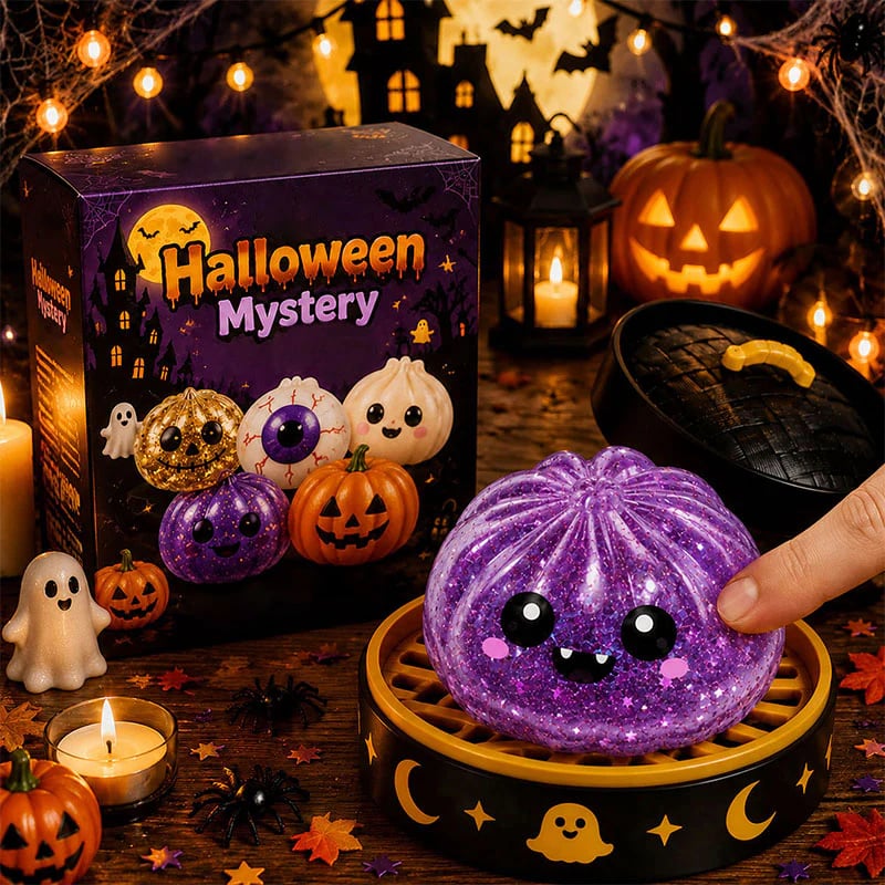 🔥Last Day 49% OFF -🎃 Halloween Dumpling Squeeze Squishy Toy👻☁️