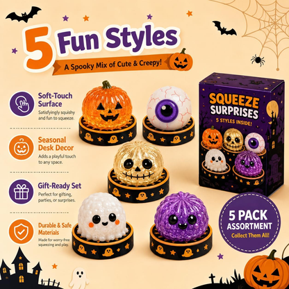 🔥Last Day 49% OFF -🎃 Halloween Dumpling Squeeze Squishy Toy👻☁️