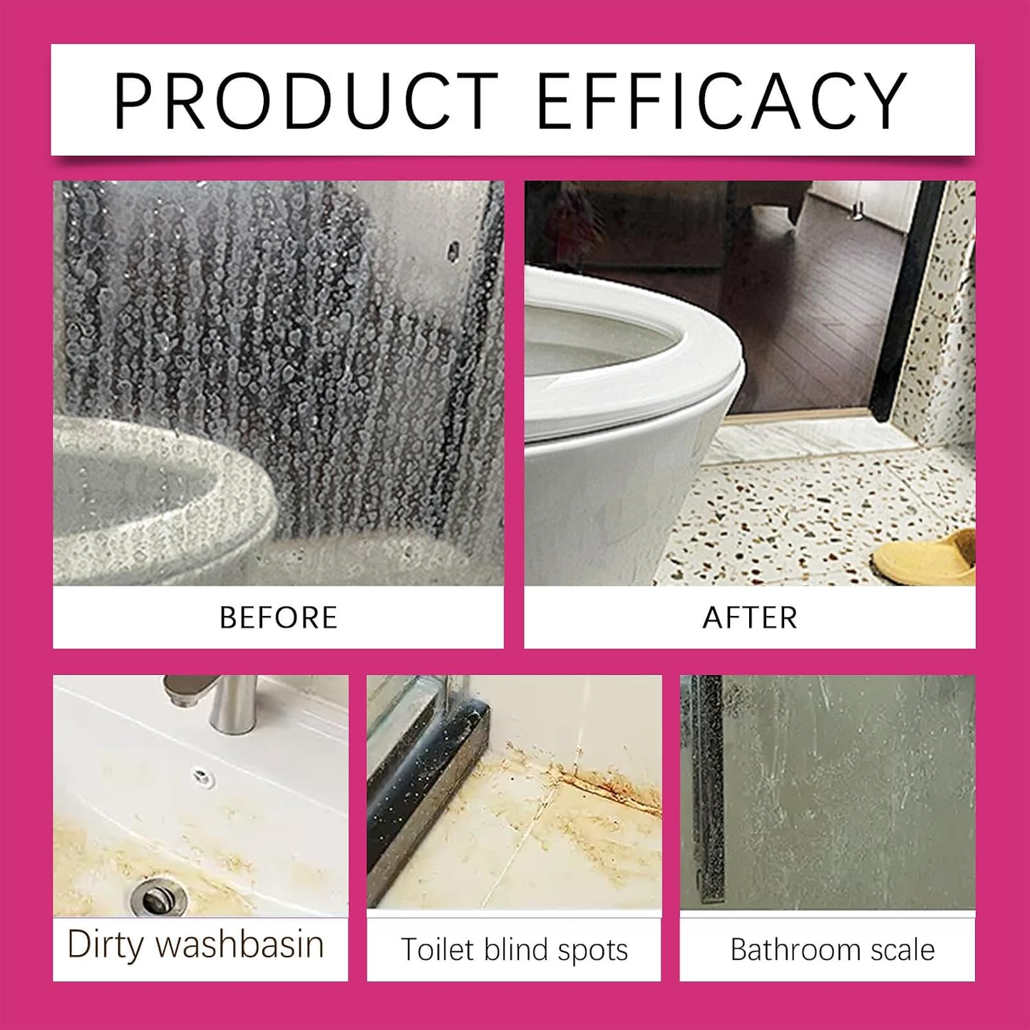 🔥LAST DAY SALE 49% OFF - ✨💧Alcuras Bathroom Descaler Foam Cleaner🛁