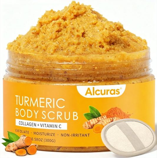 🔥Last Day 50% OFF🔥 - 🧴✨Alcuras Turmeric Body Scrub🍋