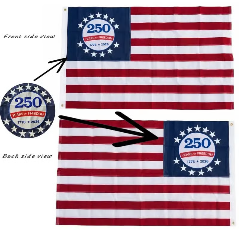 🔥Last Day 49% OFF - 🇺🇸250th Anniversary USA Commemorative Flag (3x5 Ft),Double-Sided Embroidered