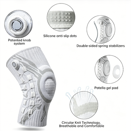 🔥Last Day 50% OFF - 🦵✨Professional Knee Brace With Patella Pad & Side Stabilizers🏃