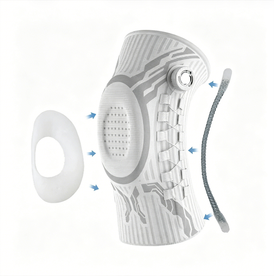 🔥Last Day 50% OFF - 🦵✨Professional Knee Brace With Patella Pad & Side Stabilizers🏃