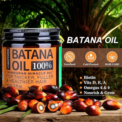 🔥LAST DAY 50% OFF - Batana Oil for Hair Growth,Raw Organic Batana Mask from Honduras🌱