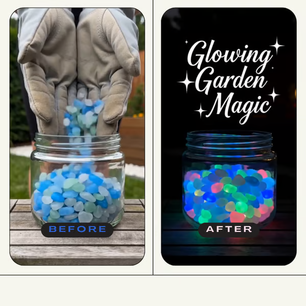 🔥Last Day 49% OFF🔥-🌈Colorful Glow-in-the-Dark Garden Stones