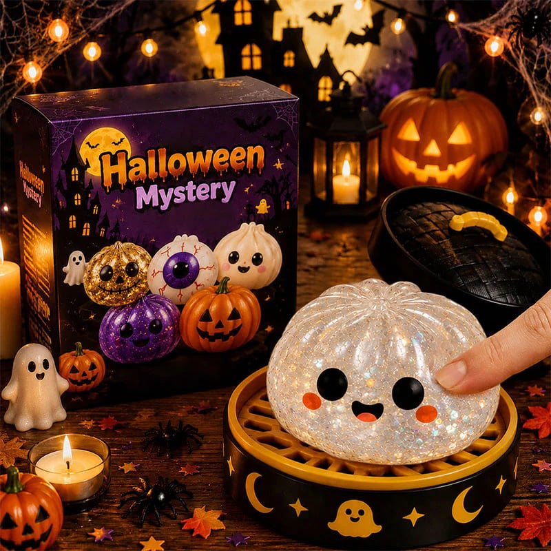 🔥Last Day 49% OFF -🎃 Halloween Dumpling Squeeze Squishy Toy👻☁️