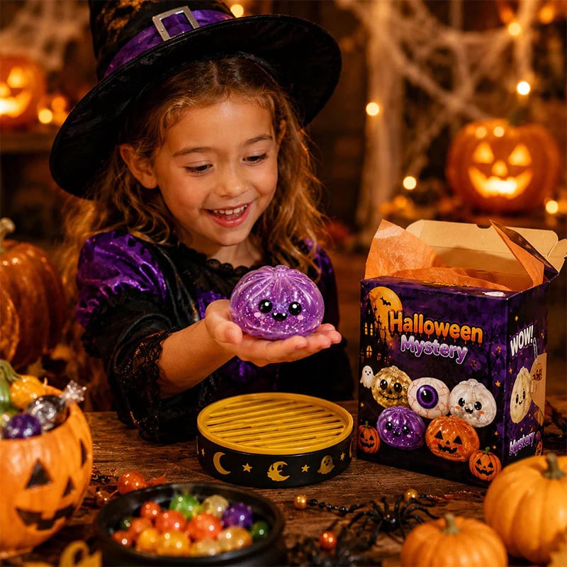 🔥Last Day 49% OFF -🎃 Halloween Dumpling Squeeze Squishy Toy👻☁️