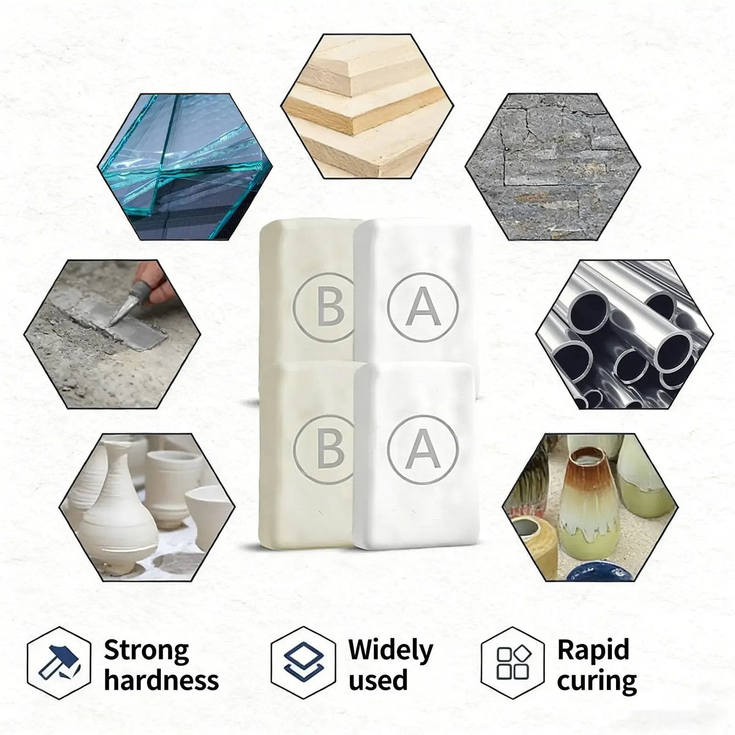 🔥Last Day 49% OFF🔥 - Steel Reinforced Epoxy Putty - Permanent Repair for Metal, Wood & Concrete